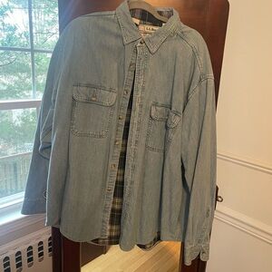 L.L. Bean Light Blue Denim Shirt